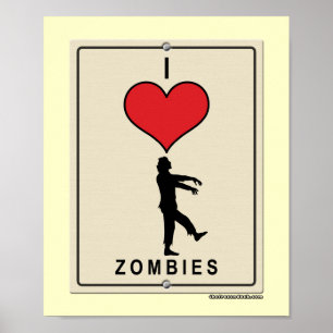 Poster Eu amo zombis