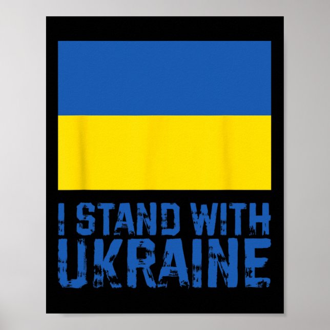 Poster Eu Apoio a Ucrânia 6  (Frente)