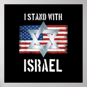 Poster eu apoio israel