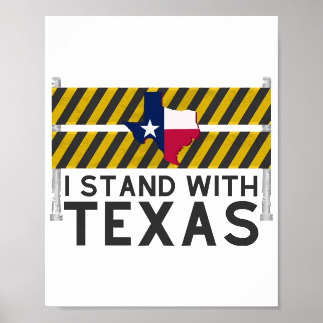 Poster Eu Apoio o Texas  (Frente)