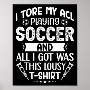 Poster Eu Arranquei Meu Ligamento Cruzado Anterior Jogand