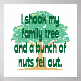 Poster Eu Atirei Na Minha Árvore Familiar