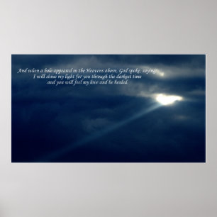 Poster "Eu brilharei minha luz para você…"