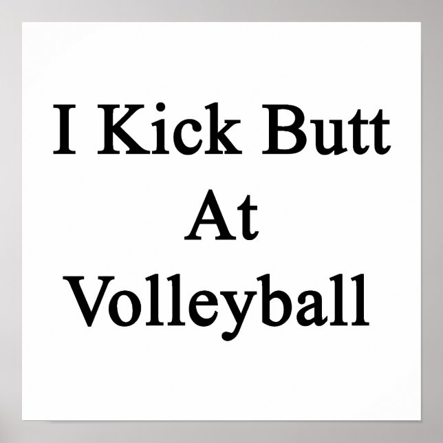 Póster Eu Bumbum No Voleibol (Frente)