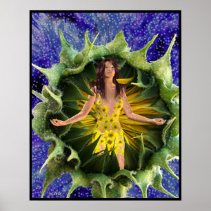 Poster Eu canto meditações, dificuldade no começo