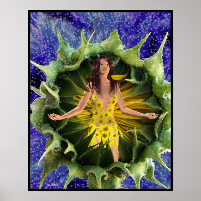 Poster Eu canto meditações, dificuldade no começo (Frente)