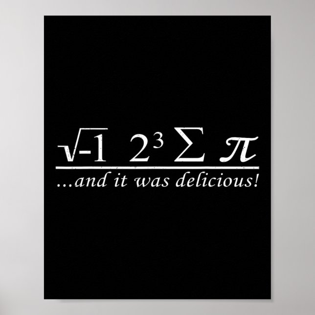 Poster Eu Comi Um Pouco De Pi E Foi Delicioso (Frente)