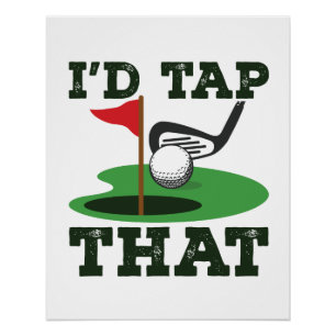 Póster Eu Dava Um Toque Naquele Golfe.