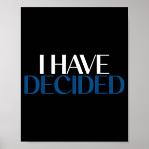 Poster Eu Decidi Fé Cristã Batismo