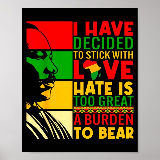 Poster Eu Decidi Ficar Com o Amor História Negra Eu (Frente)