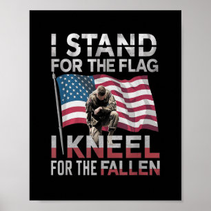 Poster Eu Defendo A Bandeira Que Eu Conheço Para O Queda