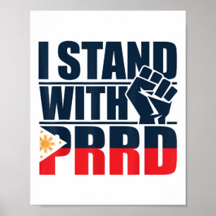 Poster Eu Defendo Duterte Vintage Free Duterte