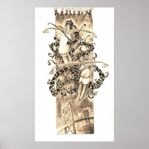 Póster eu deixei meu coração em San Francisco