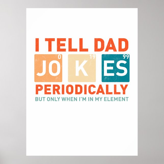 Poster Eu Digo Às Piadas Pais Periodicamente Engraçadas P (Frente)