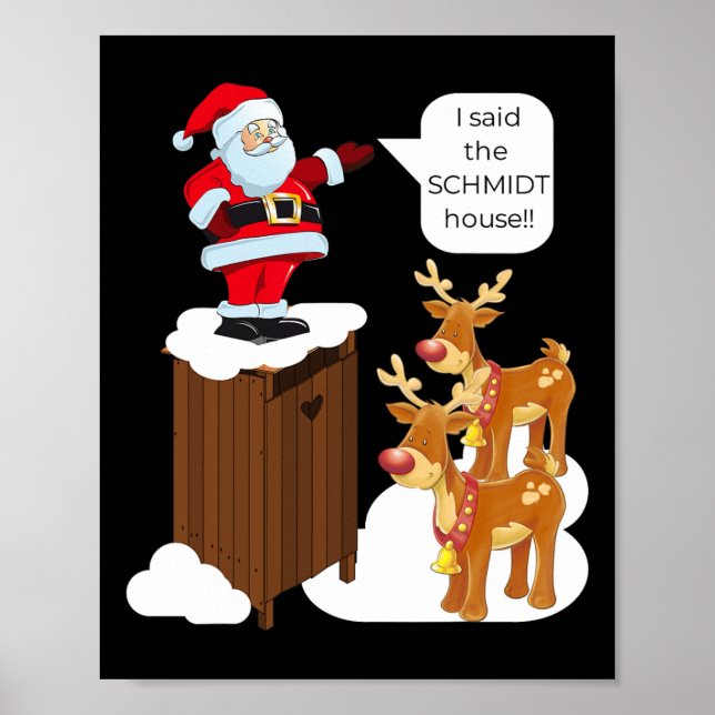 Poster Eu Disse Que Os Papais noeis De Xmas De Diversão D (Frente)