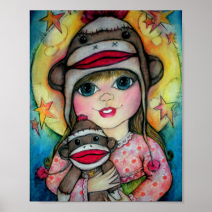 Póster Eu e o meu amigo do macaco-meia