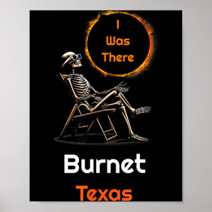 Poster Eu Eclipse Solar Burnet Texas Lá