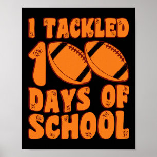 Poster Eu Encontrei 100 Dias De Futebol De Garotos Escola