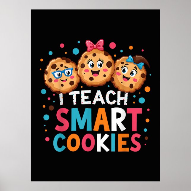 Poster Eu Ensino Biscoitos Inteligentes Professor de Volt (Frente)