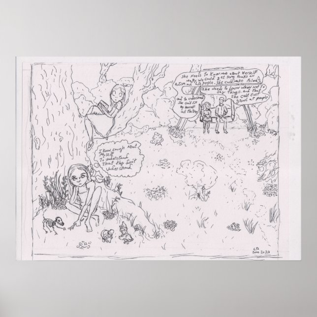 Poster Eu entendo, eles não entendem (Frente)