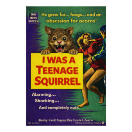 Póster Eu era um esquilo adolescente