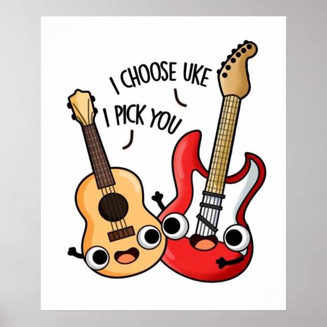 Poster Eu Escolho Umas Vezes Que Eu Te Escolho Guitarra E (Frente)