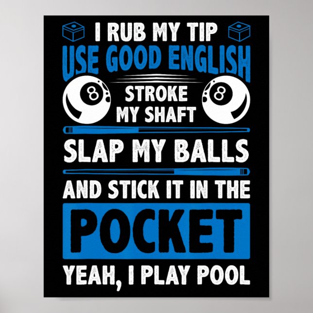 Poster Eu Esfreguei A Minha Dica... - Usa Bem Inglês. (Frente)