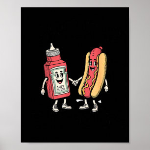 Poster Eu esguicho em cachorro-quente suculento piada eng