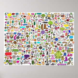 Póster Eu espio com meu pequeno olho