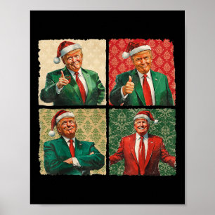 Poster Eu Estarei Em Casa Para Papais noeis De Natal Engr