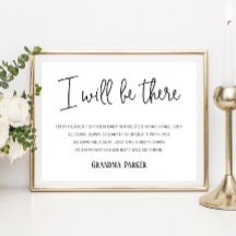 Eu Estarei Lá No Chá de fraldas Do Nome Do Assento