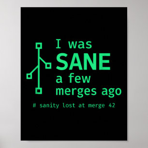 Poster Eu Estava Sane Algumas Fusões Ago Sarcastic Progra