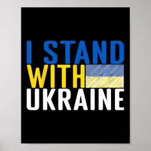 Poster Eu Estou Com a Ucrânia 15