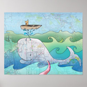 Poster Eu estou em um barco