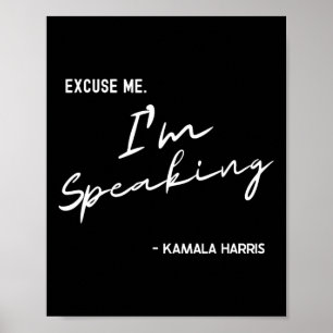 Poster Eu estou falando Kamala Harris International Women