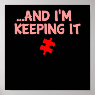 Poster Eu estou mantendo o Dia de os namorados romântico