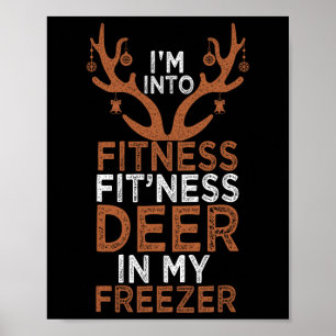 Poster Eu estou na Malhação Deer Freezer Funny Hunter Pai