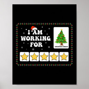 Poster Eu Estou Trabalhando Para O Natal Break 5 Estrelas