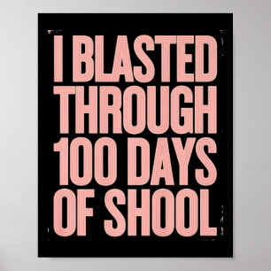 Poster Eu Explodi Por 100 Dias De Escola 100º Dia De Cria