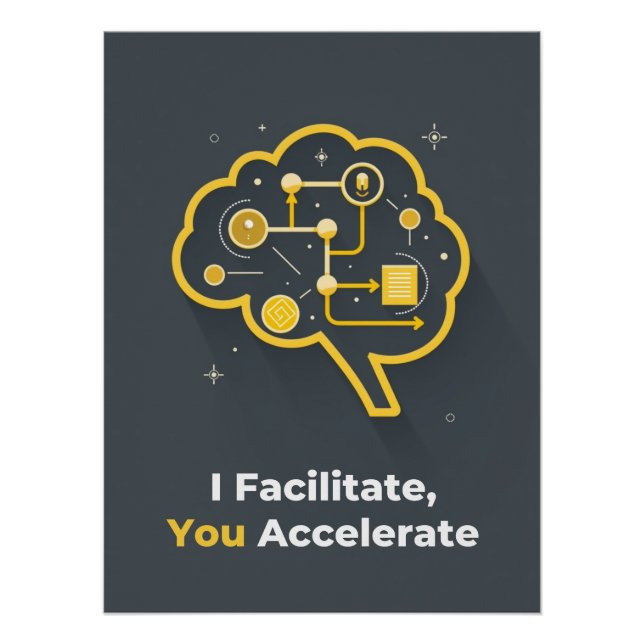 Póster Eu Facilito, Você Acelera (Frente)