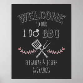 Poster Eu faço churrasco Chá de Panela Festa de Engajamen