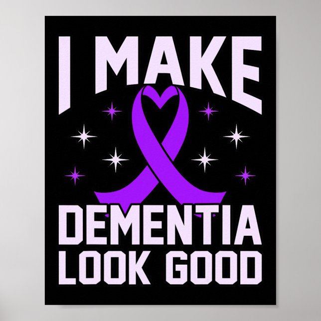 Poster Eu faço com que a demência pareça uma boa consciên (Frente)