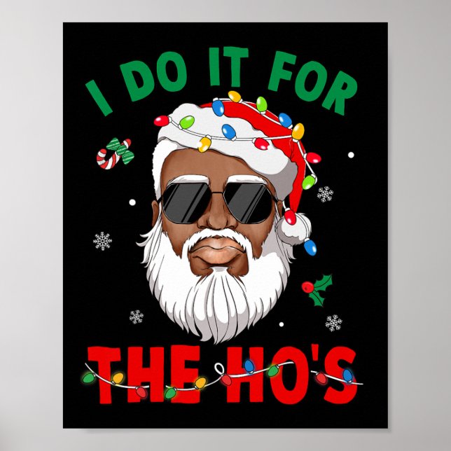 Poster Eu faço isso pelos Papais noeis afro-americanos de (Frente)