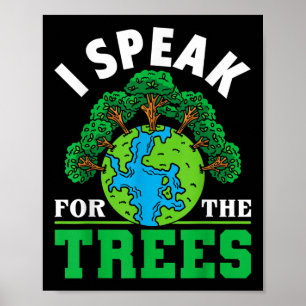 Poster Eu Falo Pelas Árvores - Proteção Ambiental E