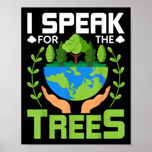 Poster Eu Falo Por Árvores - Proteção Ambiental E
