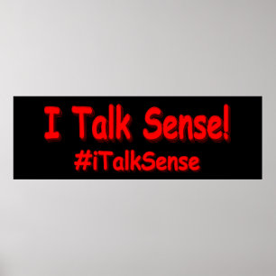 Poster "Eu Falo Sentido" Design. Comprar Agora