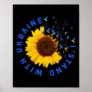 Poster Eu Fico Com a Ucrânia Judaica Rezo Pela Ucrânia Su