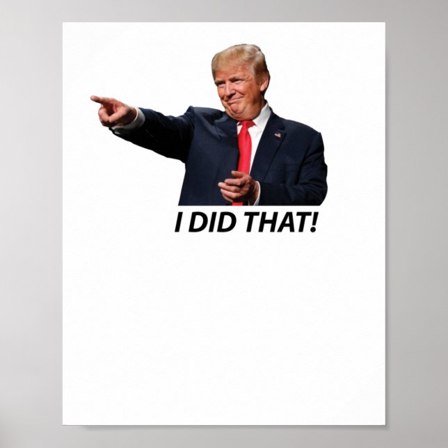 Poster Eu Fiz Aquele Tremor Meme (Frente)