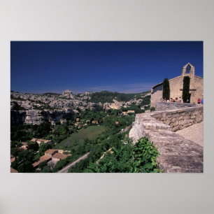 Póster EU, França, Provence, Bouches, du, Rhone, Les