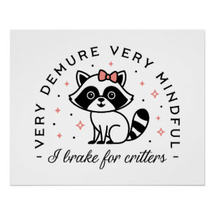 Póster Eu freio para criaturas que desprezam estética fem